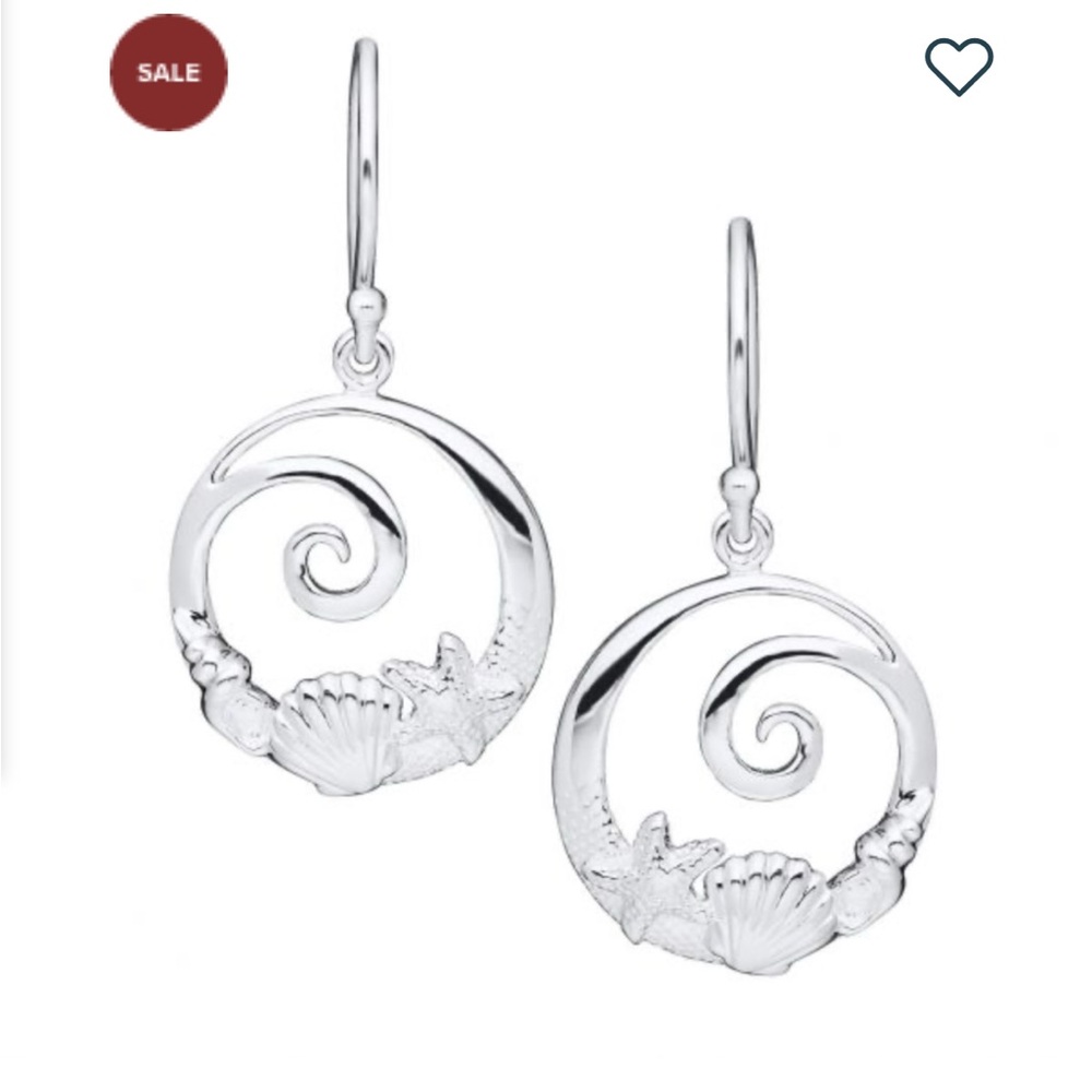 Le Stage Sea of Life Sterling silver earrings